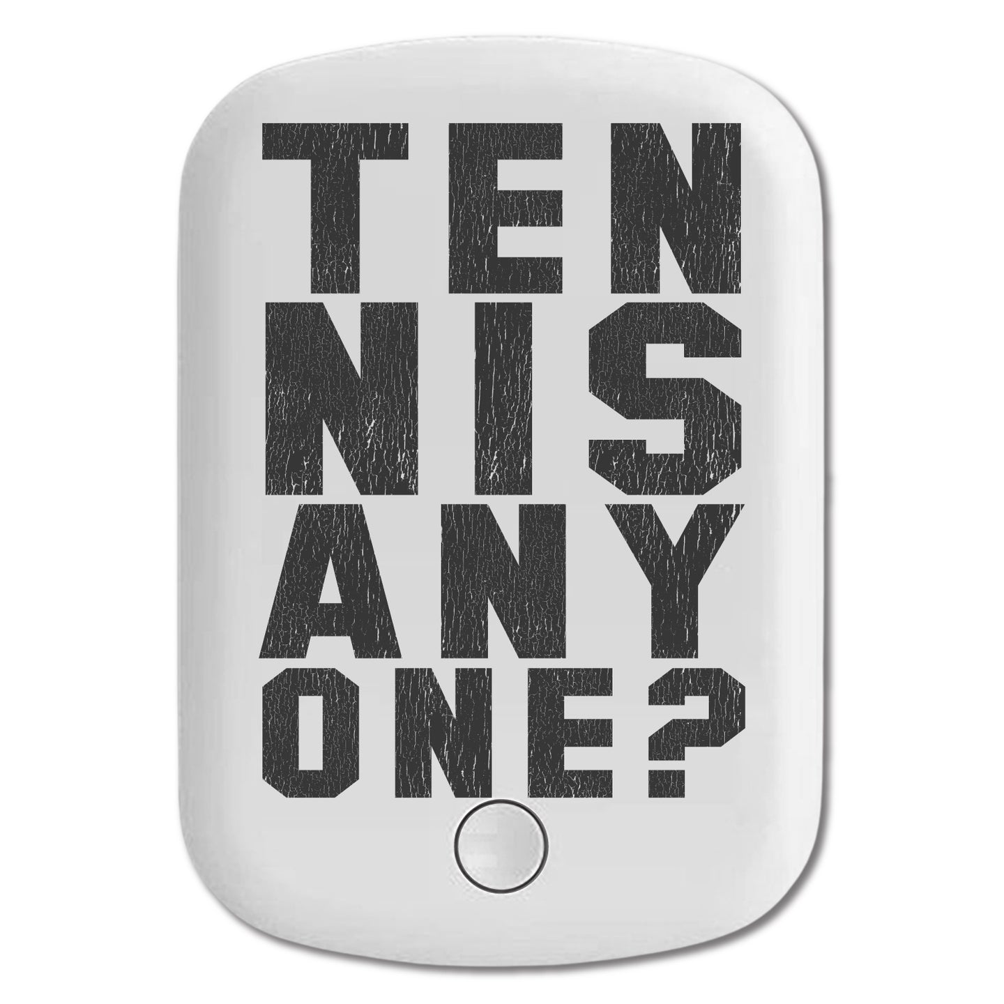 DistinctInk Magnetic Battery Pack, Wireless Portable Charger with USB-C Cable, Compatible with MagSafe iPhone 14 / 13 / 12 Series - Tennis Anyone?
