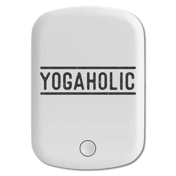 DistinctInk Magnetic Battery Pack, Wireless Portable Charger with USB-C Cable, Compatible with MagSafe iPhone 14 / 13 / 12 Series - Yogaholic Yoga