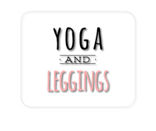 DistinctInk Custom Foam Rubber Mouse Pad - 1/4" Thick - Yoga and Leggings