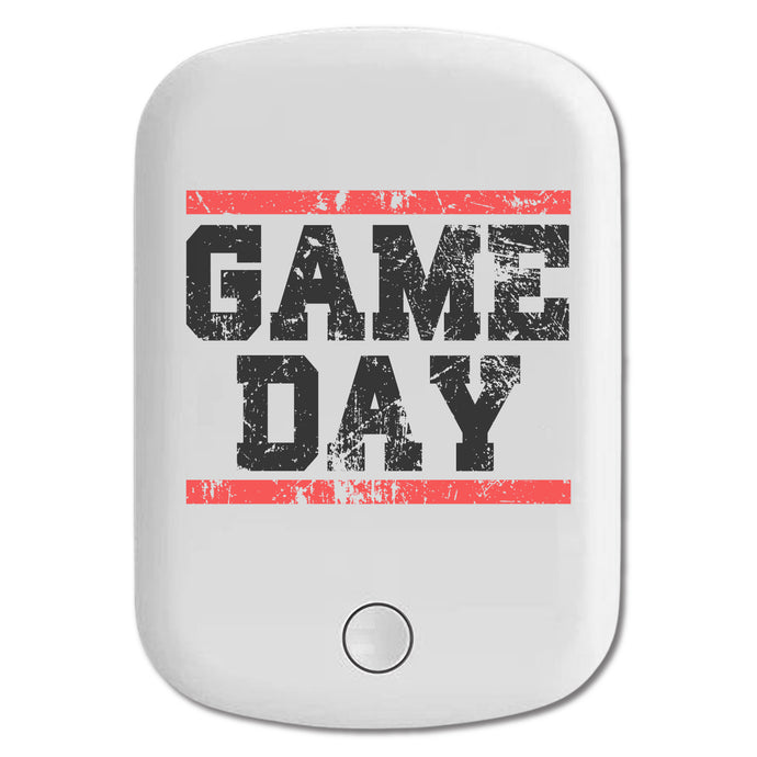 DistinctInk Magnetic Battery Pack, Wireless Portable Charger with USB-C Cable, Compatible with MagSafe iPhone 14 / 13 / 12 Series - Game Day