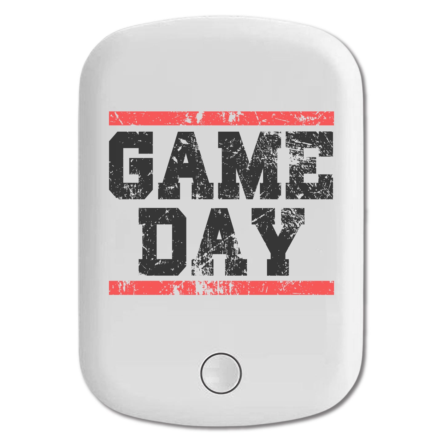 DistinctInk Magnetic Battery Pack, Wireless Portable Charger with USB-C Cable, Compatible with MagSafe iPhone 14 / 13 / 12 Series - Game Day