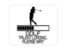 DistinctInk Custom Foam Rubber Mouse Pad - 1/4" Thick - Golf Talent Loading Please Wait