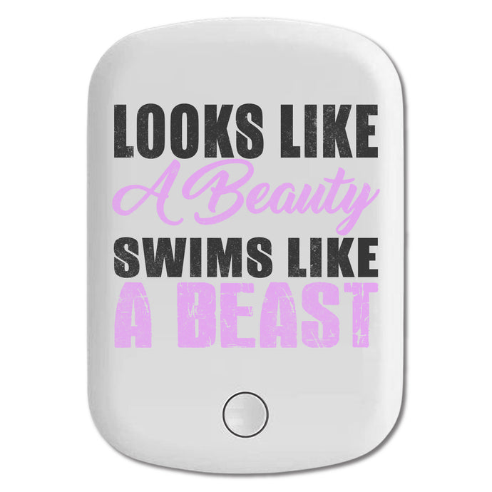 DistinctInk Magnetic Battery Pack, Wireless Portable Charger with USB-C Cable, Compatible with MagSafe iPhone 14 / 13 / 12 Series - Looks Like a Beauty Swims Like a Beast