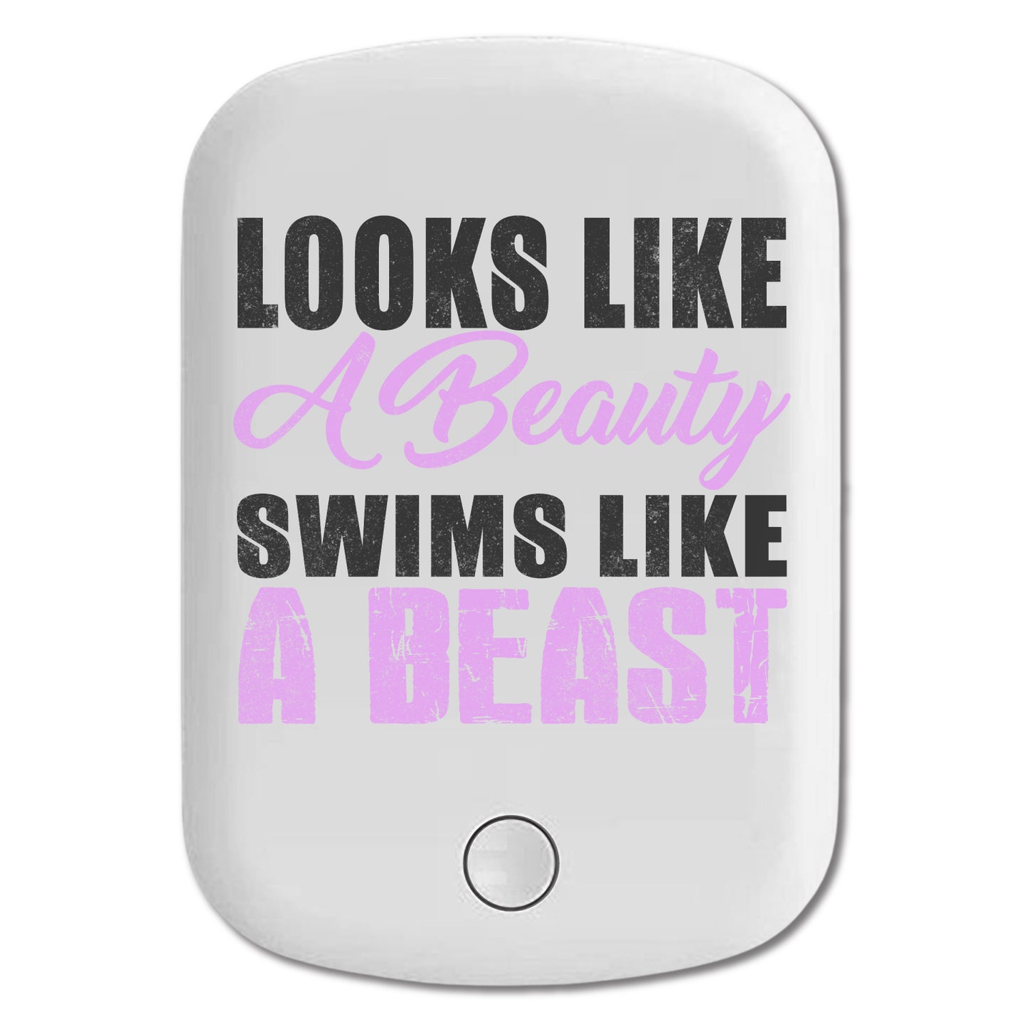 DistinctInk Magnetic Battery Pack, Wireless Portable Charger with USB-C Cable, Compatible with MagSafe iPhone 14 / 13 / 12 Series - Looks Like a Beauty Swims Like a Beast