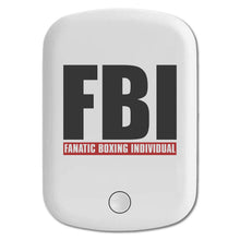 DistinctInk Magnetic Battery Pack, Wireless Portable Charger with USB-C Cable, Compatible with MagSafe iPhone 14 / 13 / 12 Series - FBI Fanatic Boxing Individual