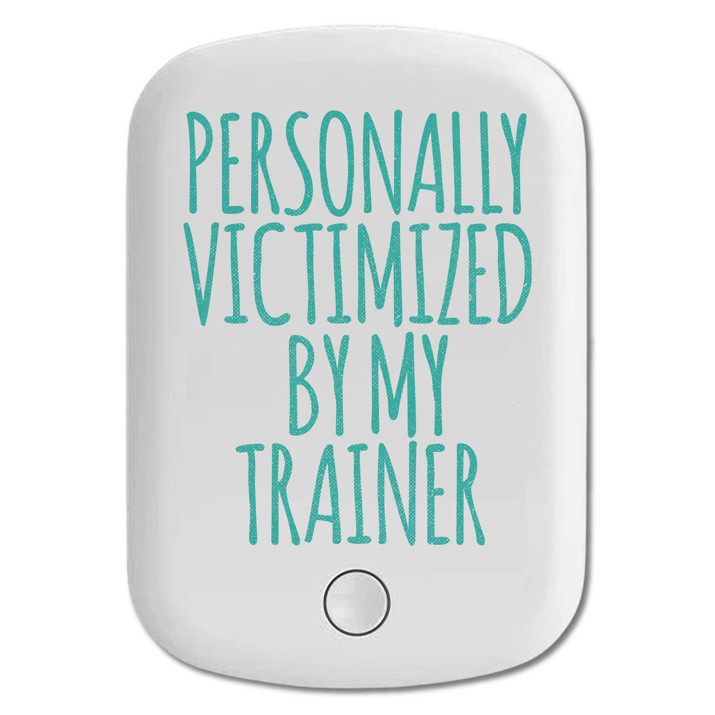 DistinctInk Magnetic Battery Pack, Wireless Portable Charger with USB-C Cable, Compatible with MagSafe iPhone 14 / 13 / 12 Series - Personally Victimized by My Trainer
