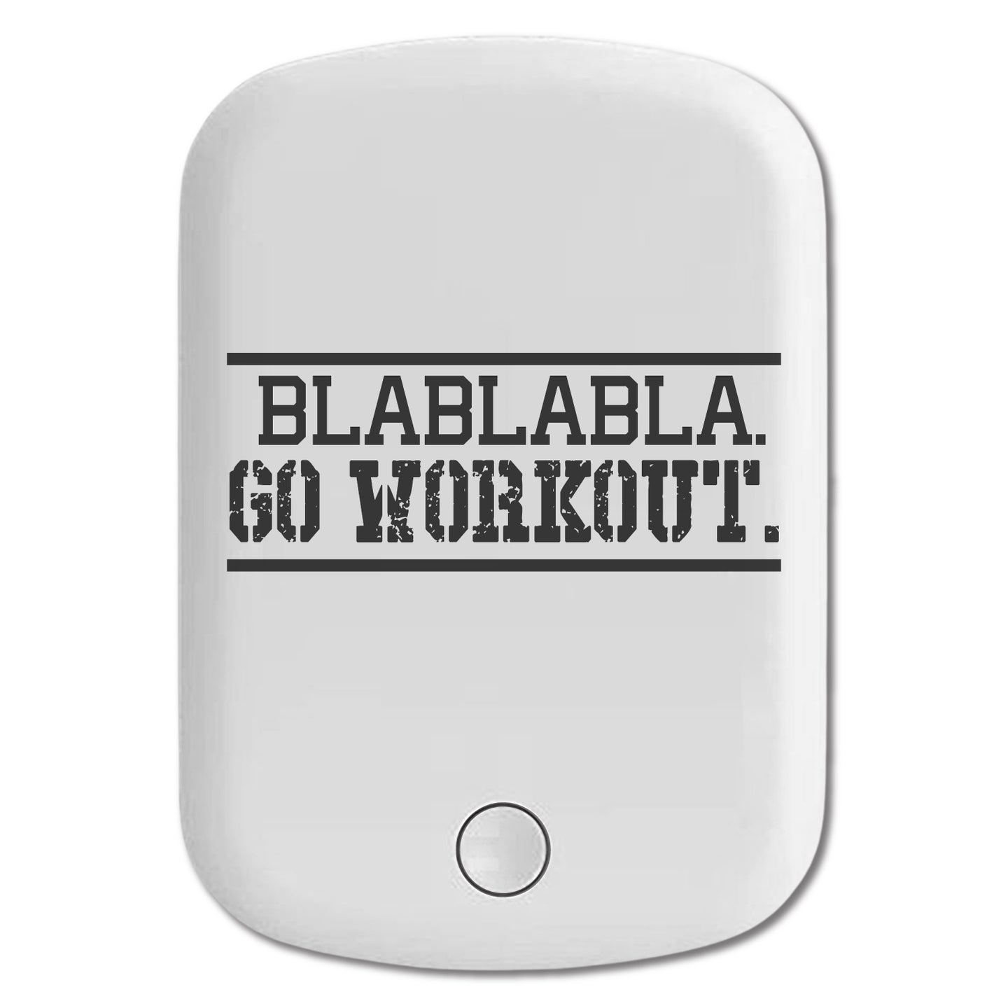 DistinctInk Magnetic Battery Pack, Wireless Portable Charger with USB-C Cable, Compatible with MagSafe iPhone 14 / 13 / 12 Series - Blablabla Go Workout.