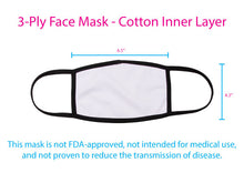 Black Purple Chevron Stripes - 3-Ply Reusable Soft Face Mask Covering, Unisex, Cotton Inner Layer