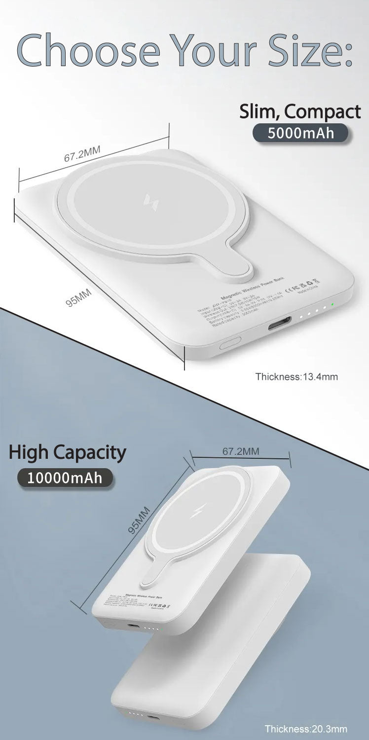 Battery Rechargeable Power Bank Compatible With Magsafe Apple IPHONE Series