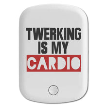 DistinctInk Magnetic Battery Pack, Wireless Portable Charger with USB-C Cable, Compatible with MagSafe iPhone 14 / 13 / 12 Series - Twerking is My Cardio