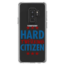 DistinctInk® Clear Shockproof Hybrid Case for Apple iPhone / Samsung Galaxy / Google Pixel - Hard Twerking Citizen