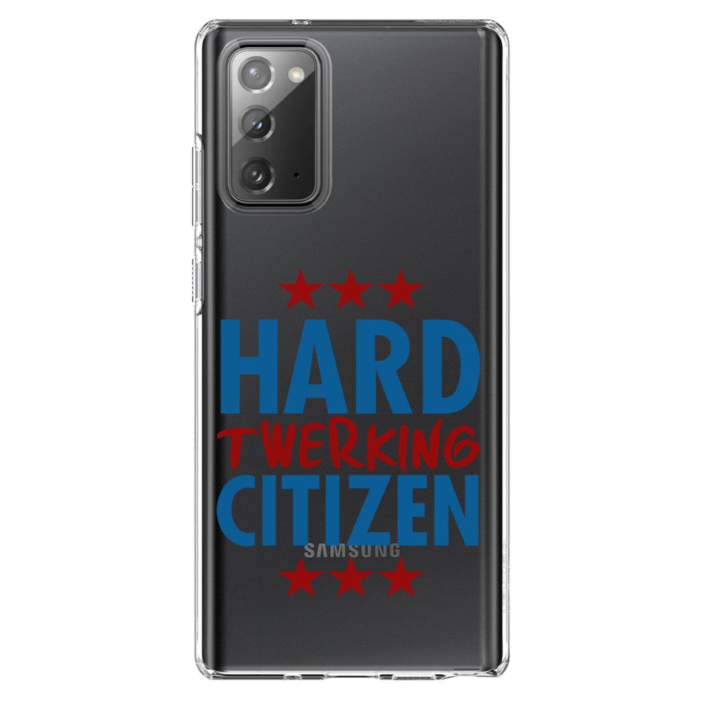 Hard Twerking Citizen Clear Shockproof iPhone Case, view 8
