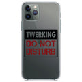 Twerking Do Not Disturb Clear Shockproof iPhone Case