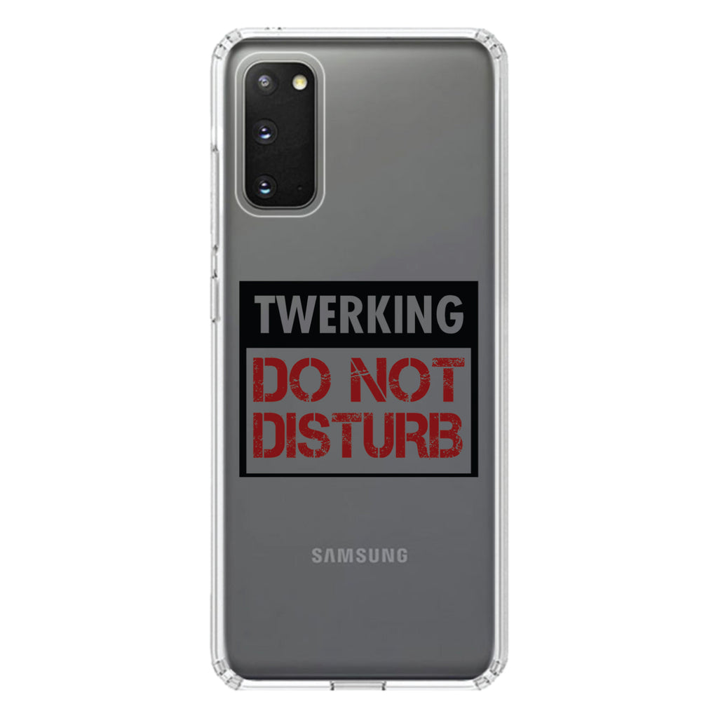 Twerking Do Not Disturb Clear Shockproof iPhone Case, view 13