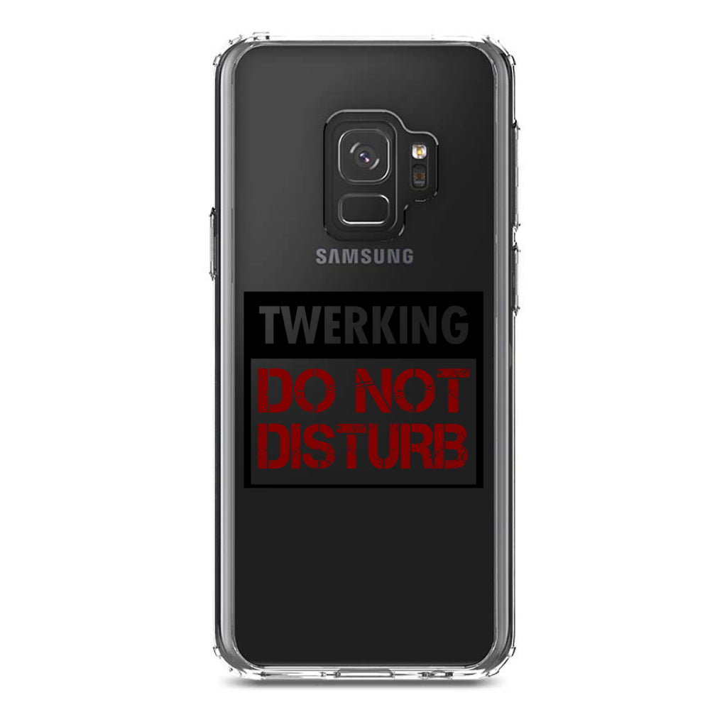 Twerking Do Not Disturb Clear Shockproof iPhone Case, view 19