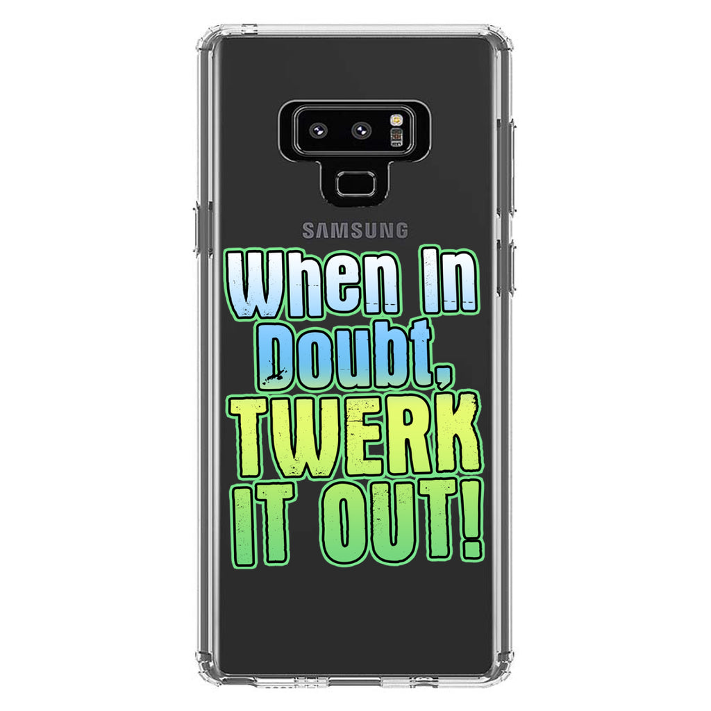 When in Doubt Twerk it Out Clear Shockproof iPhone Case, view 11
