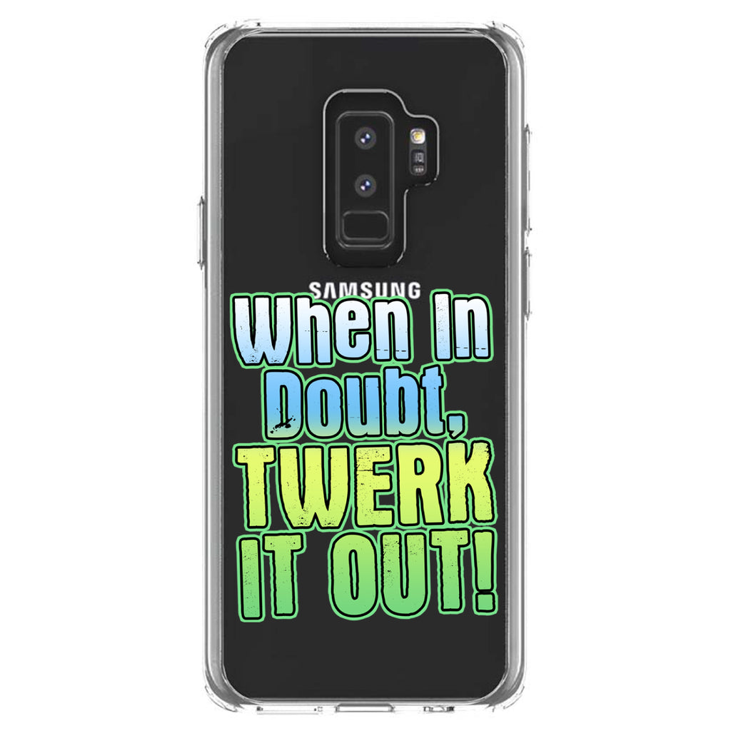 When in Doubt Twerk it Out Clear Shockproof iPhone Case, view 20