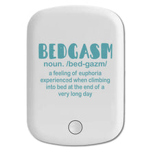DistinctInk Magnetic Battery Pack, Wireless Portable Charger with USB-C Cable, Compatible with MagSafe iPhone 14 / 13 / 12 Series - Bedgasm Definition Climb in Bed Lon Day