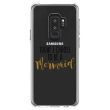 DistinctInk® Clear Shockproof Hybrid Case for Apple iPhone / Samsung Galaxy / Google Pixel - Today I Choose to be a Mermaid