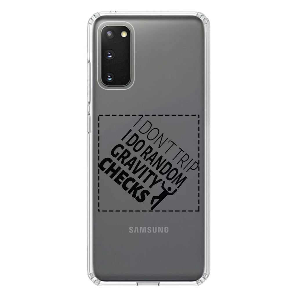 I Don't Trip I Do Random Gravity Checks Clear Shockproof iPhone Case, view 14