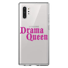 DistinctInk® Clear Shockproof Hybrid Case for Apple iPhone / Samsung Galaxy / Google Pixel - Drama Queen