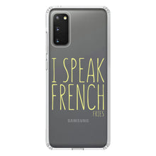 DistinctInk® Clear Shockproof Hybrid Case for Apple iPhone / Samsung Galaxy / Google Pixel - I Speak French