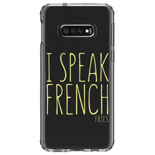 DistinctInk® Clear Shockproof Hybrid Case for Apple iPhone / Samsung Galaxy / Google Pixel - I Speak French