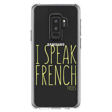DistinctInk® Clear Shockproof Hybrid Case for Apple iPhone / Samsung Galaxy / Google Pixel - I Speak French