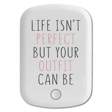 DistinctInk Magnetic Battery Pack, Wireless Portable Charger with USB-C Cable, Compatible with MagSafe iPhone 14 / 13 / 12 Series - Life Isn't Perfect But Your Outfit Can Be