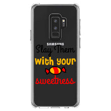 DistinctInk® Clear Shockproof Hybrid Case for Apple iPhone / Samsung Galaxy / Google Pixel - Slay Them With Your Sweetness