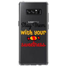 DistinctInk® Clear Shockproof Hybrid Case for Apple iPhone / Samsung Galaxy / Google Pixel - Slay Them With Your Sweetness