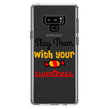DistinctInk® Clear Shockproof Hybrid Case for Apple iPhone / Samsung Galaxy / Google Pixel - Slay Them With Your Sweetness
