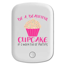 DistinctInk Magnetic Battery Pack, Wireless Portable Charger with USB-C Cable, Compatible with MagSafe iPhone 14 / 13 / 12 Series - Be a Beautiful Cupcake in a World of Muffins