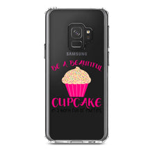 DistinctInk® Clear Shockproof Hybrid Case for Apple iPhone / Samsung Galaxy / Google Pixel - Be a Beautiful Cupcake in a World of Muffins