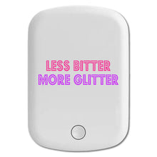 DistinctInk Magnetic Battery Pack, Wireless Portable Charger with USB-C Cable, Compatible with MagSafe iPhone 14 / 13 / 12 Series - Less Bitter More Glitter