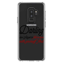 DistinctInk® Clear Shockproof Hybrid Case for Apple iPhone / Samsung Galaxy / Google Pixel - Darling Don't Forget to Fall In Love with Yourself