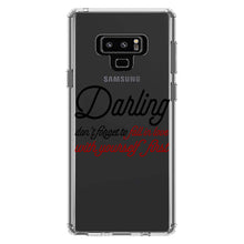 DistinctInk® Clear Shockproof Hybrid Case for Apple iPhone / Samsung Galaxy / Google Pixel - Darling Don't Forget to Fall In Love with Yourself