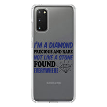 DistinctInk® Clear Shockproof Hybrid Case for Apple iPhone / Samsung Galaxy / Google Pixel - I'm a Diamond Precious Rare Not Everywhere