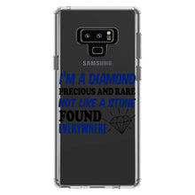 DistinctInk® Clear Shockproof Hybrid Case for Apple iPhone / Samsung Galaxy / Google Pixel - I'm a Diamond Precious Rare Not Everywhere