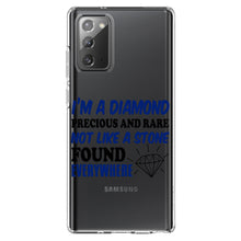 DistinctInk® Clear Shockproof Hybrid Case for Apple iPhone / Samsung Galaxy / Google Pixel - I'm a Diamond Precious Rare Not Everywhere