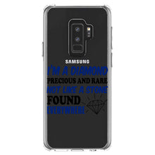 DistinctInk® Clear Shockproof Hybrid Case for Apple iPhone / Samsung Galaxy / Google Pixel - I'm a Diamond Precious Rare Not Everywhere