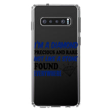 DistinctInk® Clear Shockproof Hybrid Case for Apple iPhone / Samsung Galaxy / Google Pixel - I'm a Diamond Precious Rare Not Everywhere