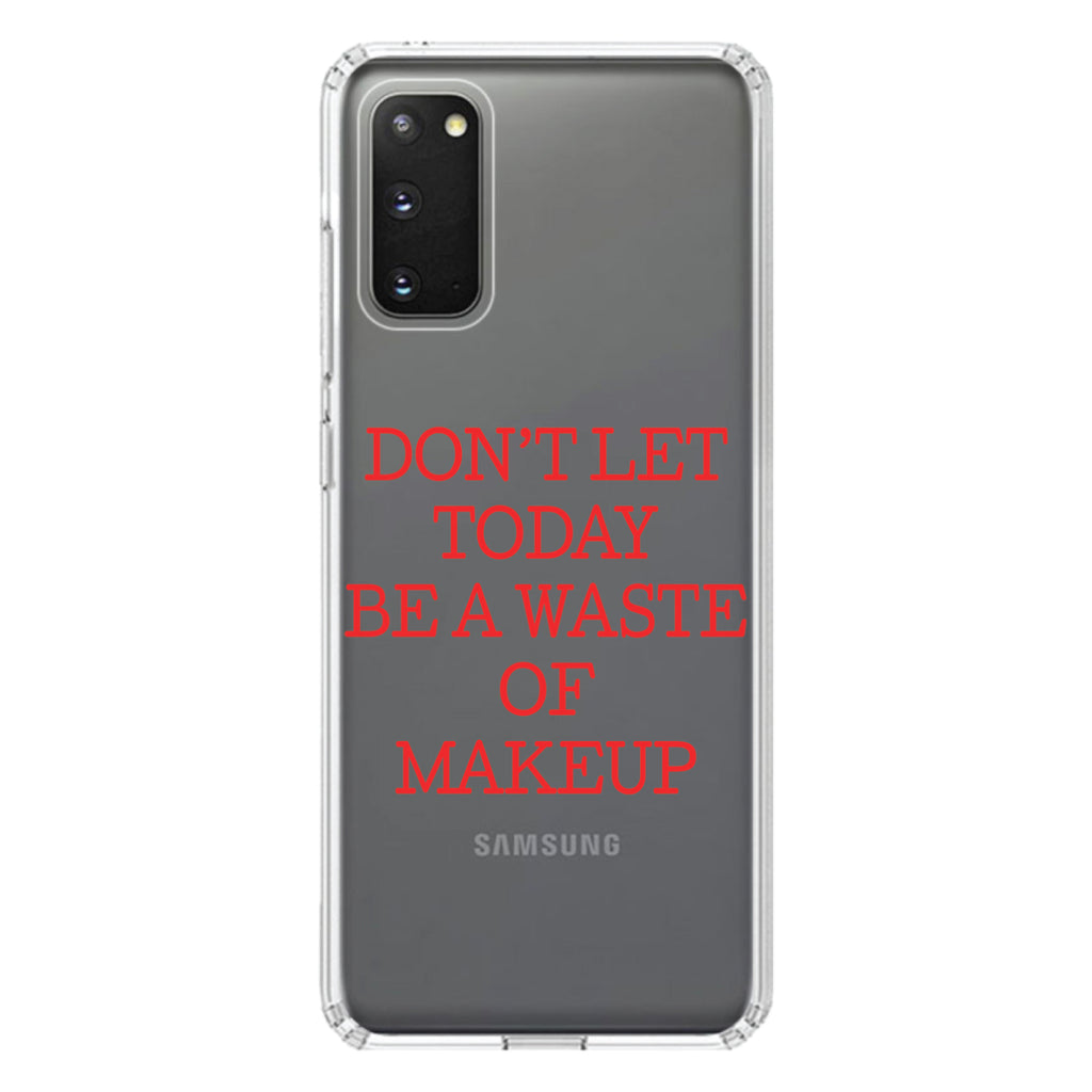 Don't Let Today Be a Waste of Makeup Clear Shockproof iPhone Case, view 14