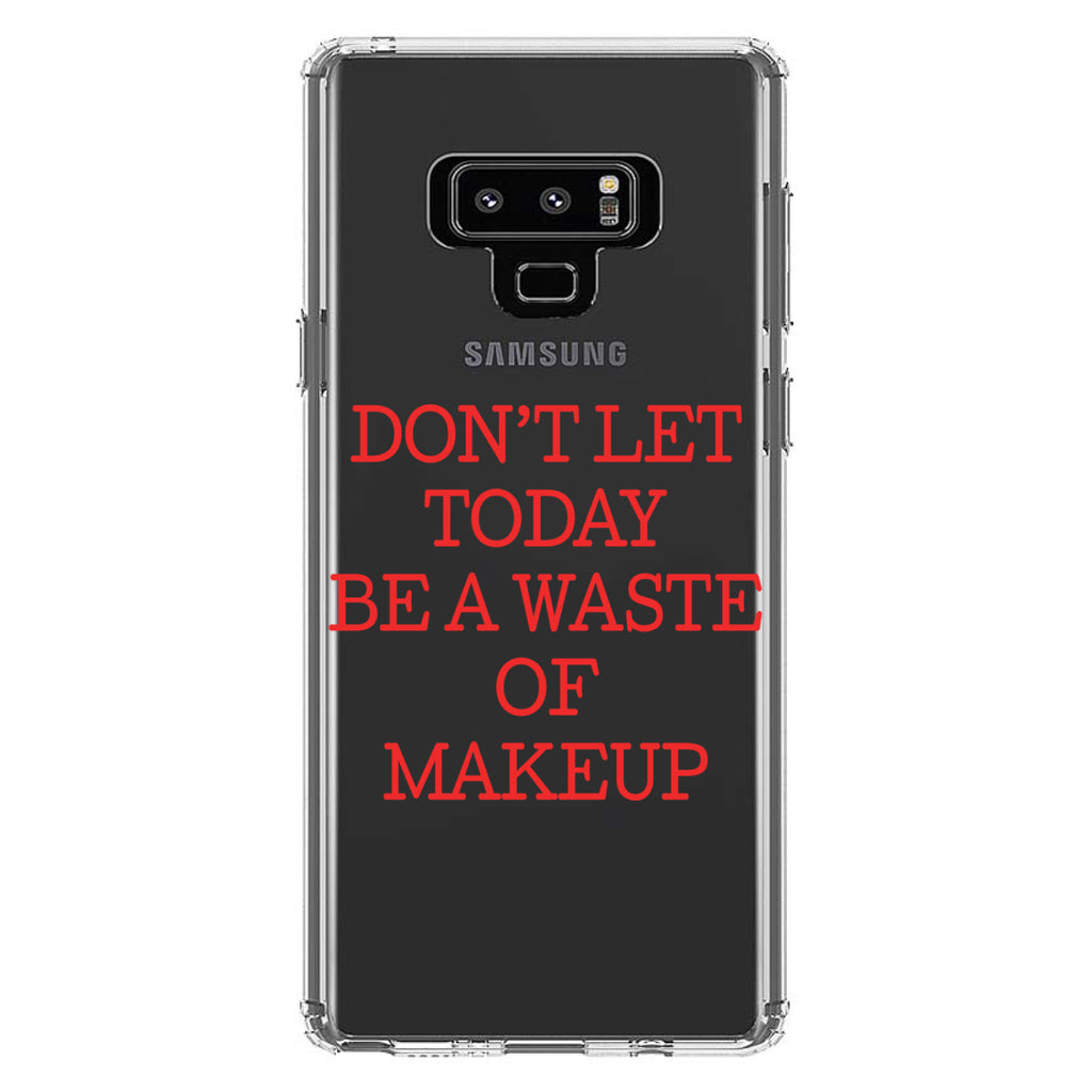 Don't Let Today Be a Waste of Makeup Clear Shockproof iPhone Case, view 11