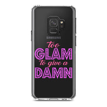 DistinctInk® Clear Shockproof Hybrid Case for Apple iPhone / Samsung Galaxy / Google Pixel - Too Glam to Give a Damn