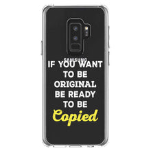 DistinctInk® Clear Shockproof Hybrid Case for Apple iPhone / Samsung Galaxy / Google Pixel - IF You Want to be Original Be Ready to be Copied
