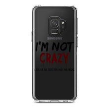 DistinctInk® Clear Shockproof Hybrid Case for Apple iPhone / Samsung Galaxy / Google Pixel - I'm Not crazy I Prefer the Term Mentally Hilarious
