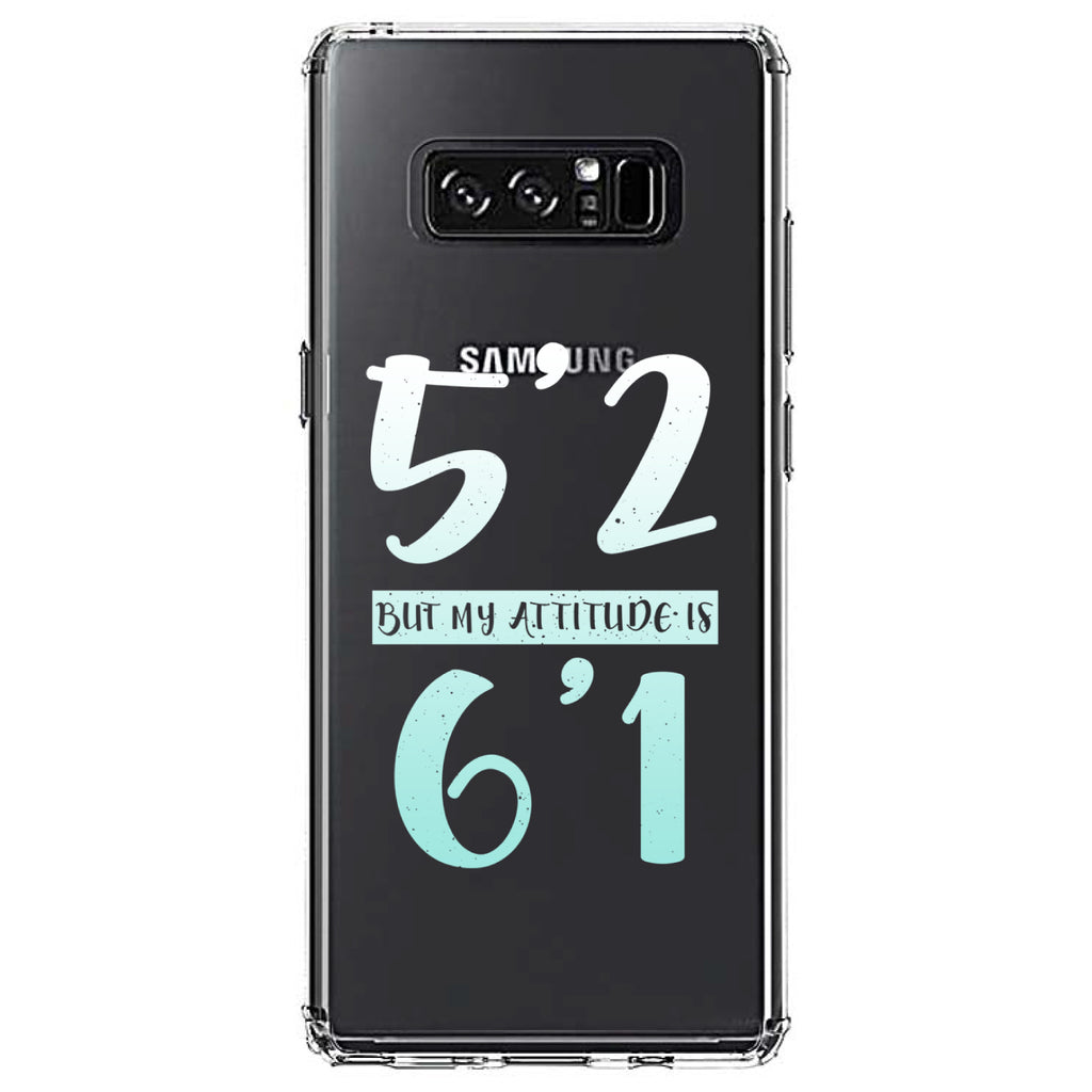 5'2 But My Attitude is 6'1 Clear Shockproof iPhone Case, view 12