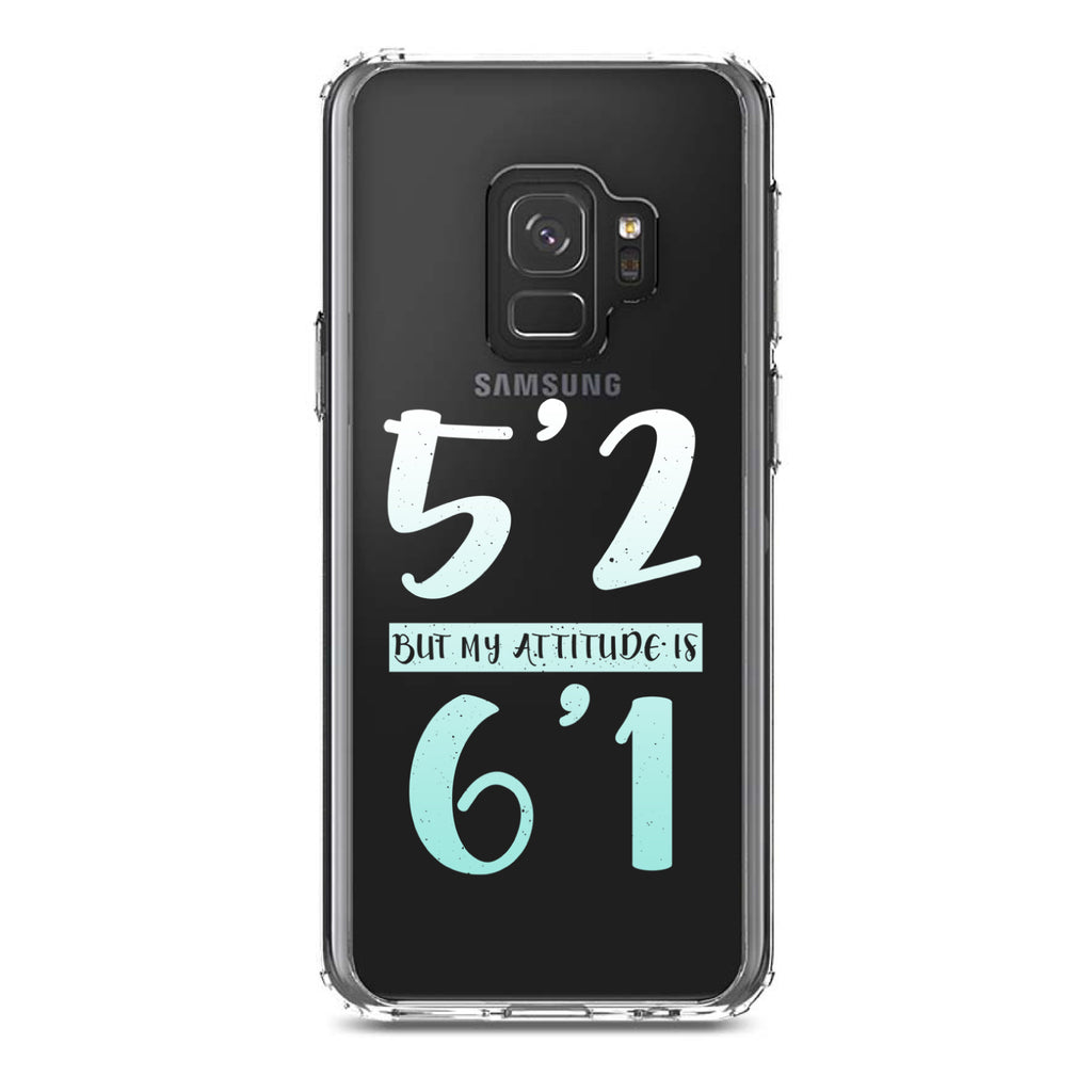 5'2 But My Attitude is 6'1 Clear Shockproof iPhone Case, view 19