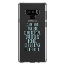 DistinctInk® Clear Shockproof Hybrid Case for Apple iPhone / Samsung Galaxy / Google Pixel - I Pretend to be Normal But It Gets Boring